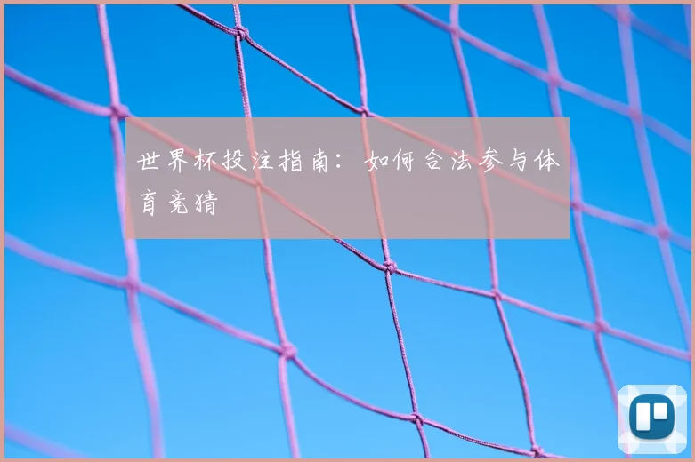 世界杯投注指南：如何合法参与体育竞猜